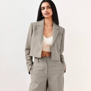 Wilfred La Paz Crop Blazer Size S color tannin